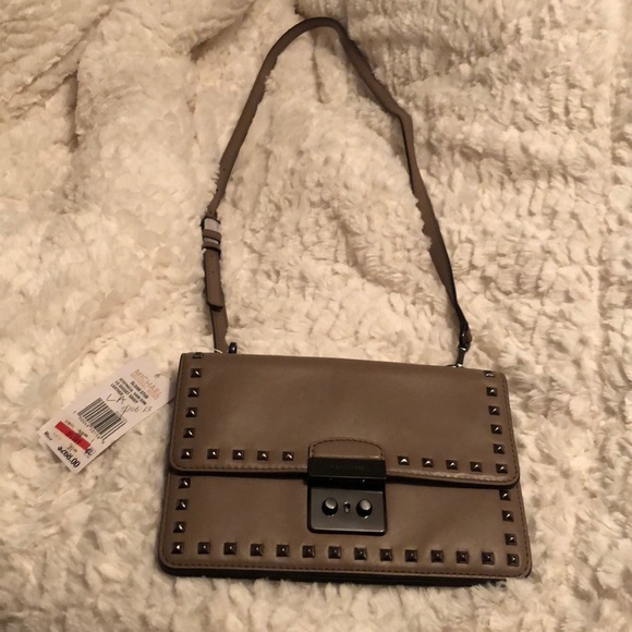 Michael Kors Handbags - nwt michael kors crossbody sloan stud dark dune